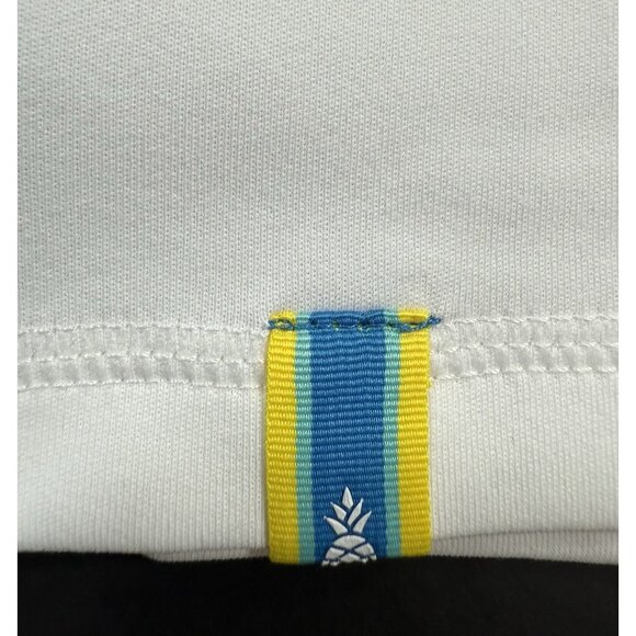 Chubbies Mens Sun Hoodie Size Medium White Graphic Pullover UPF Lightweight - Picture 6 of 13